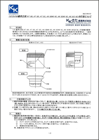 1.8リットル壜用王冠の調整方法